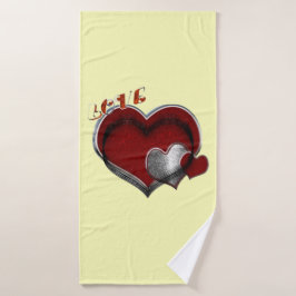 Hart Magische Gele Handdoek Set