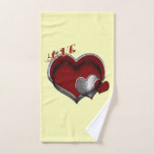 Hart Magische Gele Handdoek Set (Handdoek)