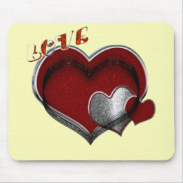 Hart Magische Gele Muismat