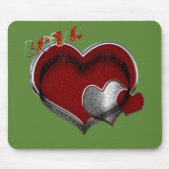 Hart Magische Groene Muismat (Voorkant)