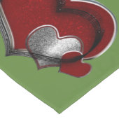 Hart Magische Groene Tafelloper Huishoudelijk Linn (Hoek)