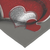 Hart Magische Houtskool Tafelloper Huishoudlinnen (Hoek)