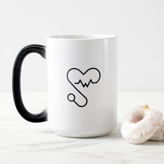 hart magische mok (Met donut)