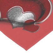 Hart Magische Rode Tafelloper Huishoudelijk Linnen (Hoek)