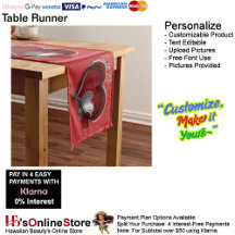 Hart Magische Rode Tafelloper Huishoudelijk Linnen