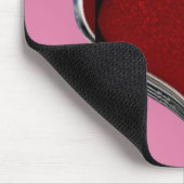 Hart Magische Roze Muismat (Hoek)