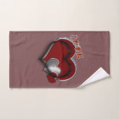 Hart Magische Rust Badkamer Handdoek Set (Handdoek)