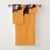 Hart Magische Sinaasappels Handdoek Set (Insitu)