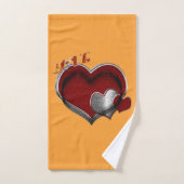 Hart Magische Sinaasappels Handdoek Set (Handdoek)