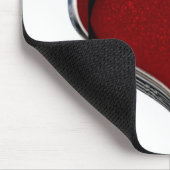 Hart Magische Witte Muismat (Hoek)