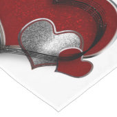 Hart Magische Witte Tafelloper Huishoudelijk Linne (Hoek)