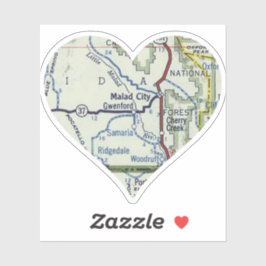Hart Malad Stad Idaho Sticker