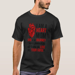 Hart Mam CHD Warrior Mam Congenital Heart Disease T-shirt