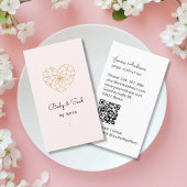 Hart Mandala Yoga Massage Wellness QR Code Visitekaartje