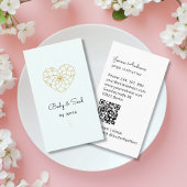 Hart Mandala Yoga Massage Wellness QR Code Visitekaartje