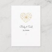 Hart Mandala Yoga Massage Wellness Visitekaartje (Voorkant)