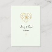 Hart Mandala Yoga Massage Wellness Visitekaartje (Voorkant)