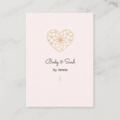 Hart Mandala Yoga Massage Wellness Visitekaartje (Voorkant)