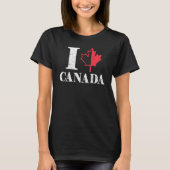 Hart Maple Canada Dag Maple Leaf Trots Canadees L T-shirt (Voorkant)