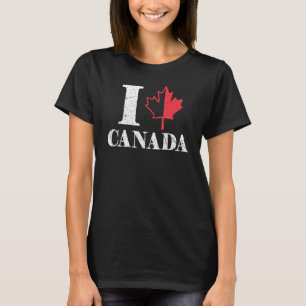 Hart Maple Canada Dag Maple Leaf Trots Canadees L T-shirt