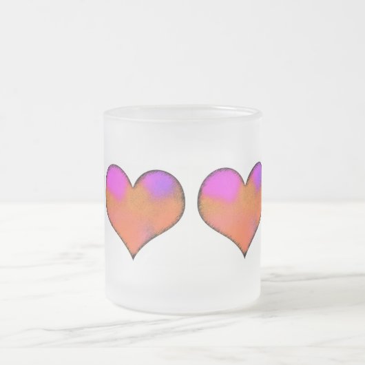 hart matglas koffiemok (Center)