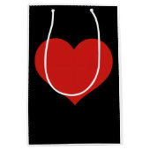 Hart  medium cadeauzakje (Voorkant)