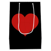 Hart medium cadeauzakje (Achterkant)