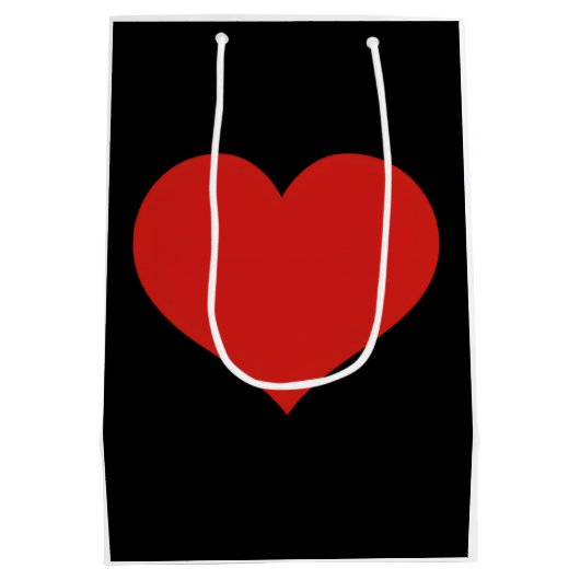 Hart  medium cadeauzakje (Achterkant)