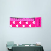 Hart Meisje Groeigrafiek Spandoek (Beurs)