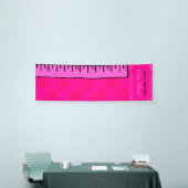 Hart Meisje Groeimeter Spandoek (Beurs)