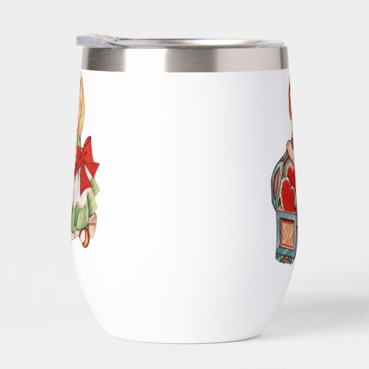 Hart Meisje Kind Retro Schattigee Kinderen (Rechts)