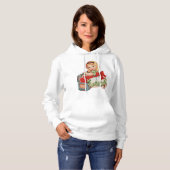 Hart Meisje Kind Retro Schattigee Kinderen Hoodie (Voorkant volledig)