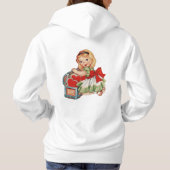 Hart Meisje Kind Retro Schattigee Kinderen Hoodie (Achterkant)