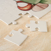 Hart Meisje Kind Retro Schattigee Kinderen Legpuzzel (Zijkant)