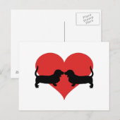 Hart met bergingsmiddelen briefkaart (Voorkant / Achterkant)