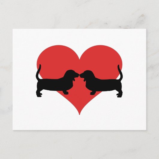 Hart met bergingsmiddelen briefkaart (Voorkant)