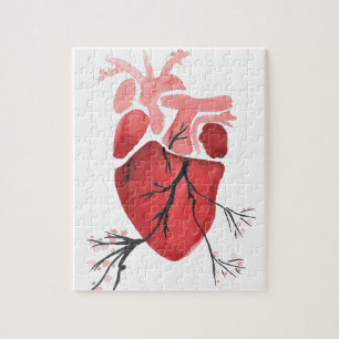 Hart met bijkantoren legpuzzel
