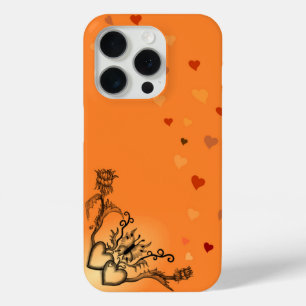 Hart met Bloem en Vlinder iPhone 15 Pro Case
