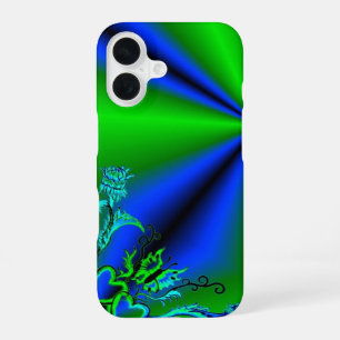Hart met Bloem en Vlinder iPhone 16 Hoesje