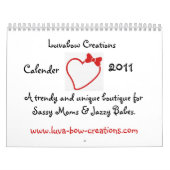 hart met boeg, Luvabow Creations, Calender, 20... Kalender (Hoes)