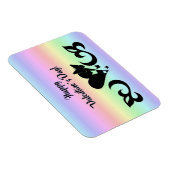 Hart met Butterfly en Lily Magneet (Rechterzijde)