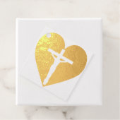 Hart met Christus Bedankjes Labels (Met doos)