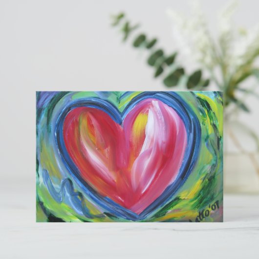 Hart met de Kleine Uitnodiging van de Douane van d (Staand voorkant)