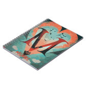 Hart met de letter M Notitieboek (Linkerzijde)