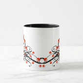 Hart met de Mok van Skulls en Swirls (Midden)