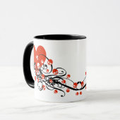 Hart met de Mok van Skulls en Swirls (Voorkant links)