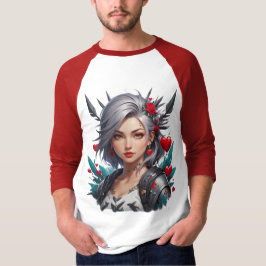 Hart met doornen t-shirt