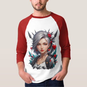 Hart met doornen t-shirt