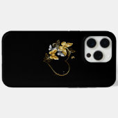 Hart met gouden vlinders Case-Mate iPhone case (Achterkant (horizontaal))