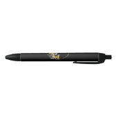 Hart met gouden vlinders zwarte inkt pen (Bodem)